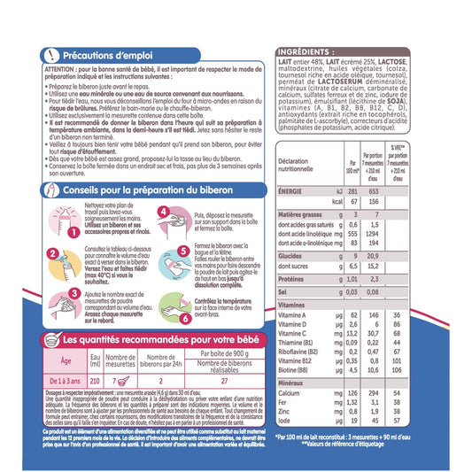 Lait Bébé Liquide 4eme Âge Optipro GUIGOZ