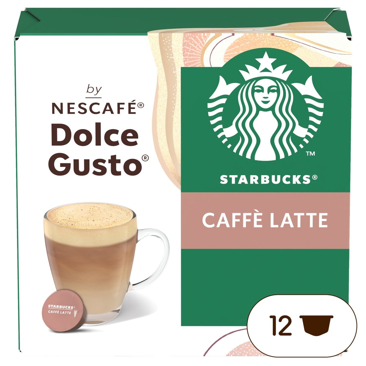 Coffee Capsules Caffe Latte Compatible Dolce Gusto STARBUCKS