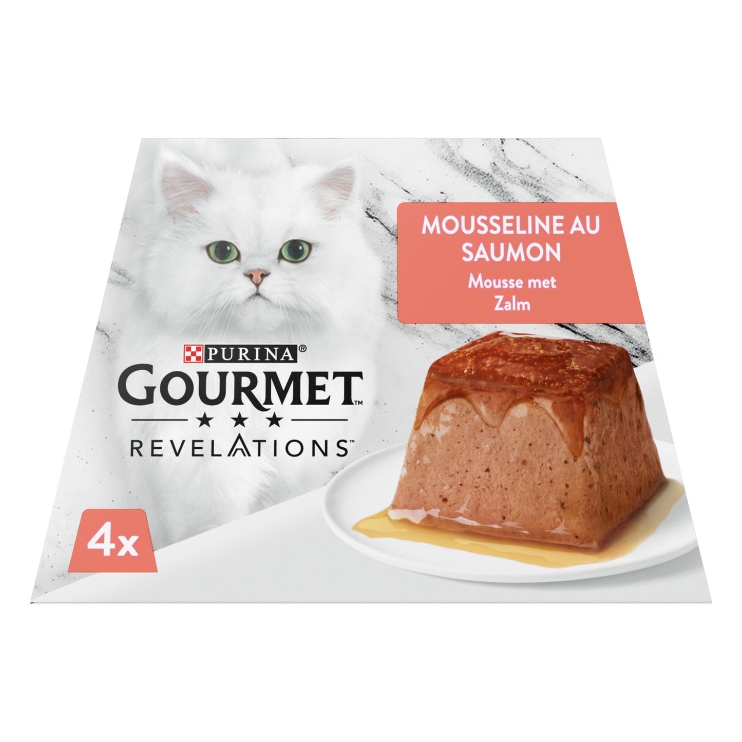 Pâtée pour Chat Adulte en Mousse Saumon Revelations GOURMET