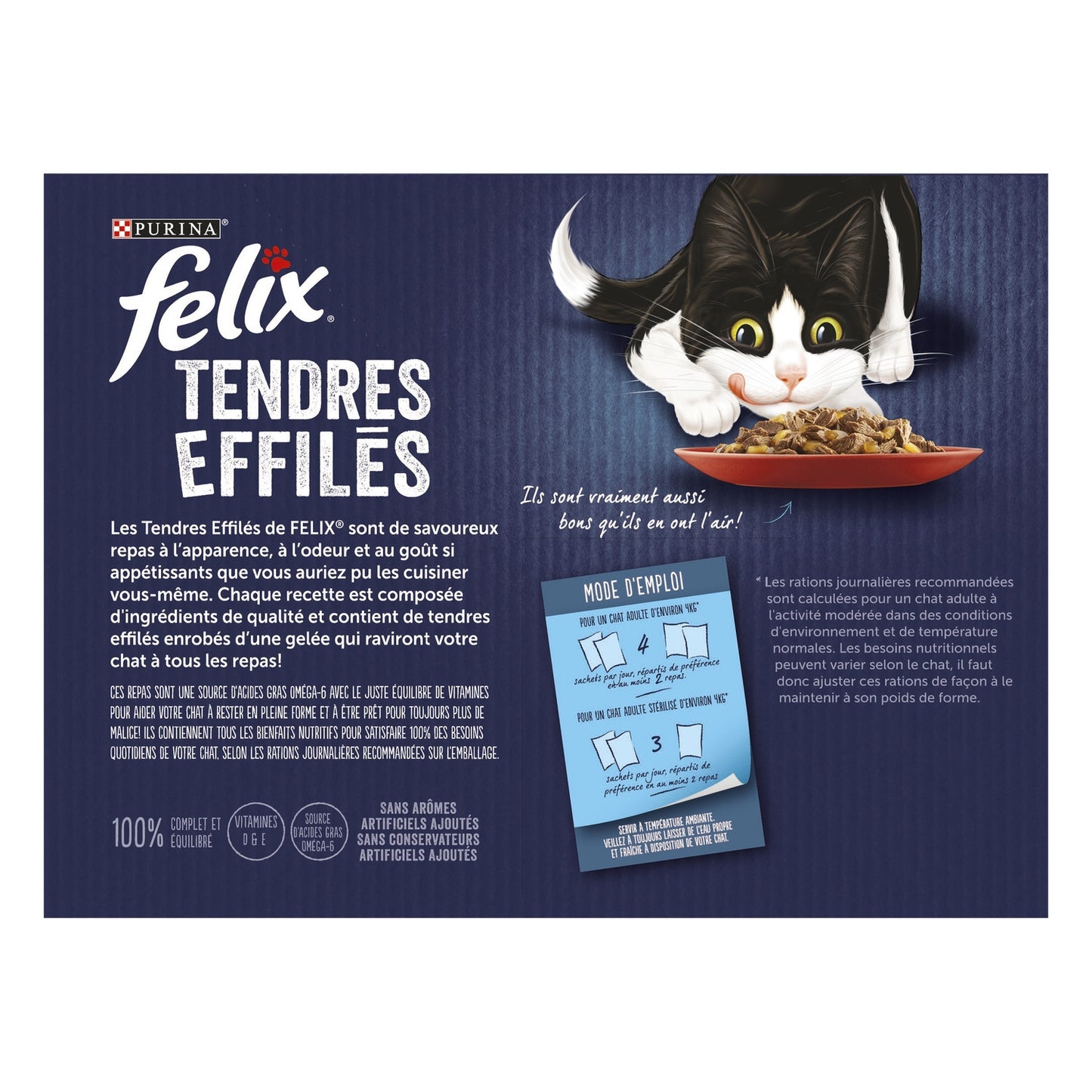 Felix Adult Cat Food in Jelly with Shredded Beef, Rabbit, Lamb & Chicken