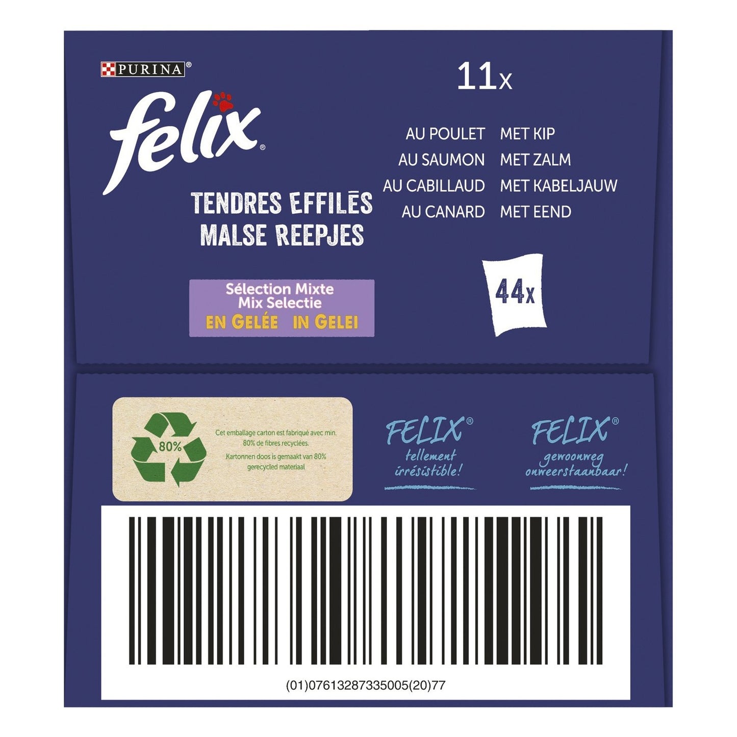 FELIX Mixed Soft Shredded Adult Cat Food in Jelly