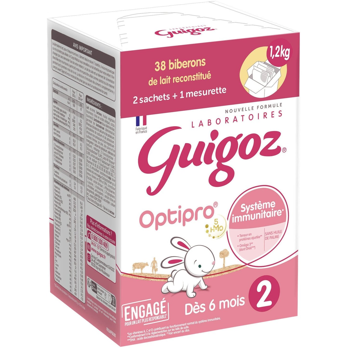 Optipro 2nd Age Powdered Baby Milk GUIGOZ