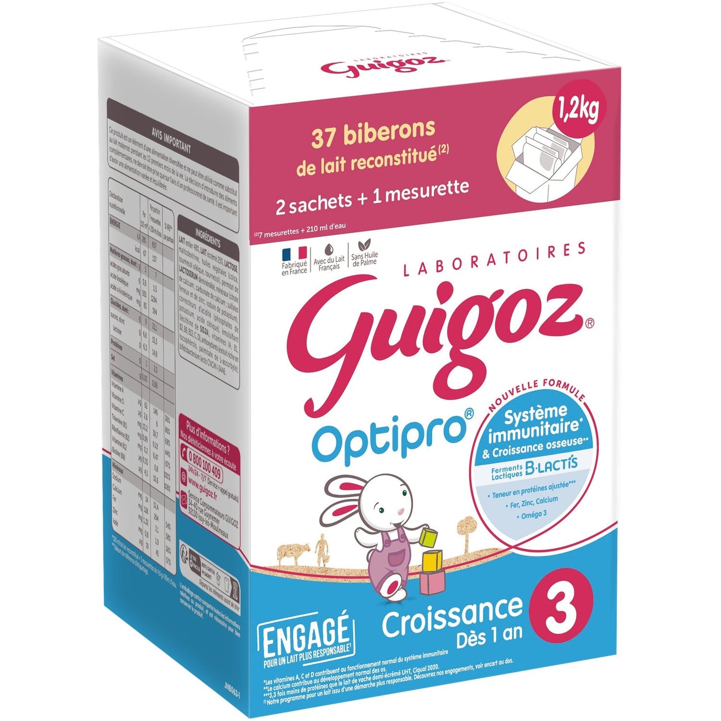 Lait Bébé Liquide Infantile Croissance GUIGOZ