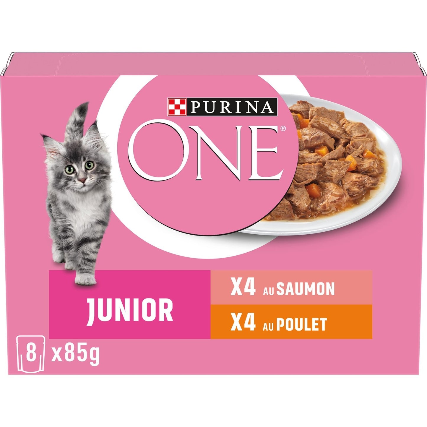 Pâtée pour Chat Junior au Saumon & Poulet PURINA