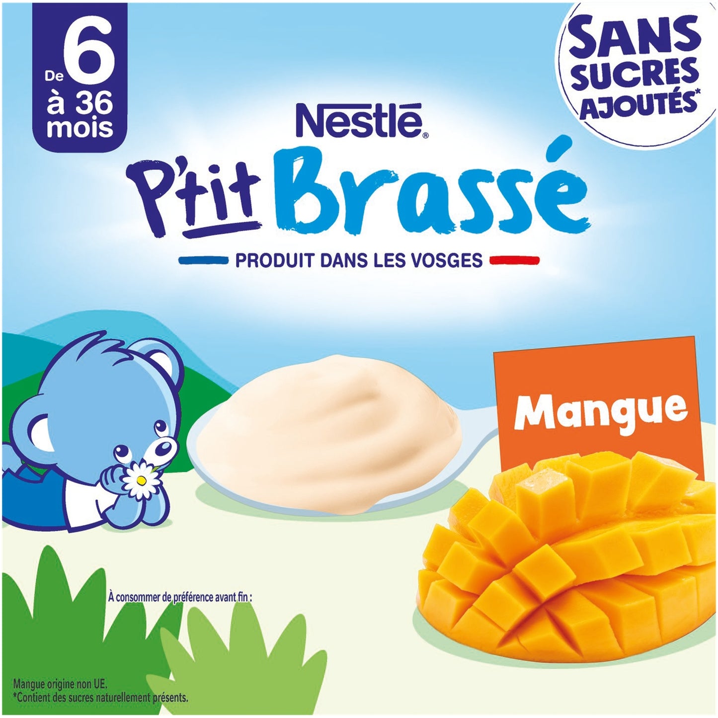 Baby Dessert From 6 Months, Mango P'TIT BRASSE