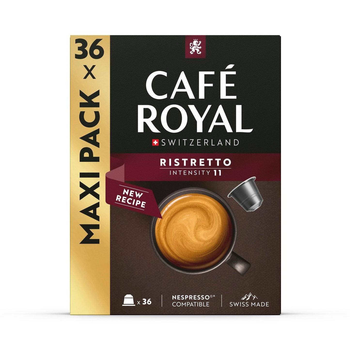 Café Capsules Compatibles Nespresso Ristretto CAFE ROYAL