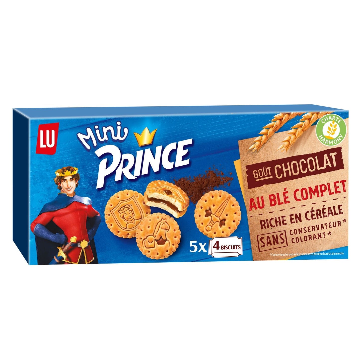 Biscuits Mini Fourrés au Chocolat Prince LU