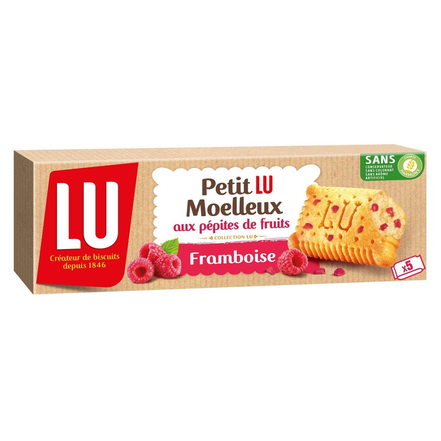 Soft Raspberry Cakes Petit Lu Moelleux LU