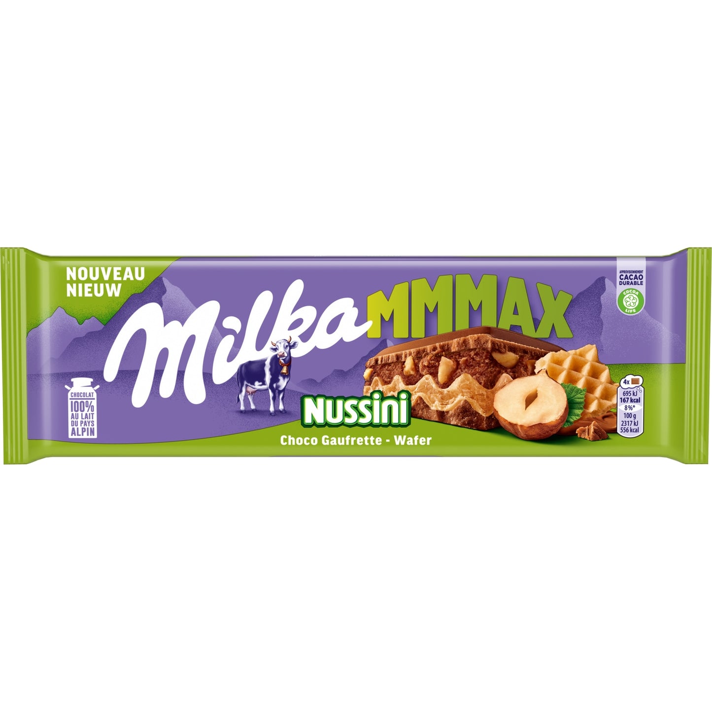 Nussini MILKA Milchschokoladentafel