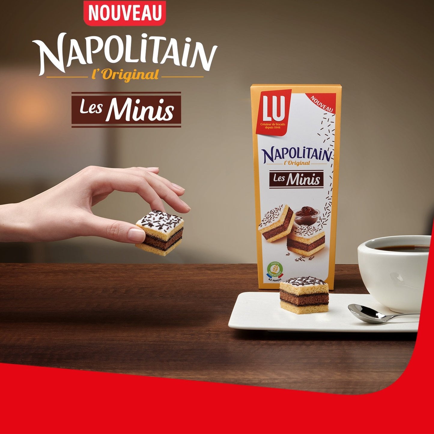 Gâteaux au Chocolat l'Original Napolitain LU