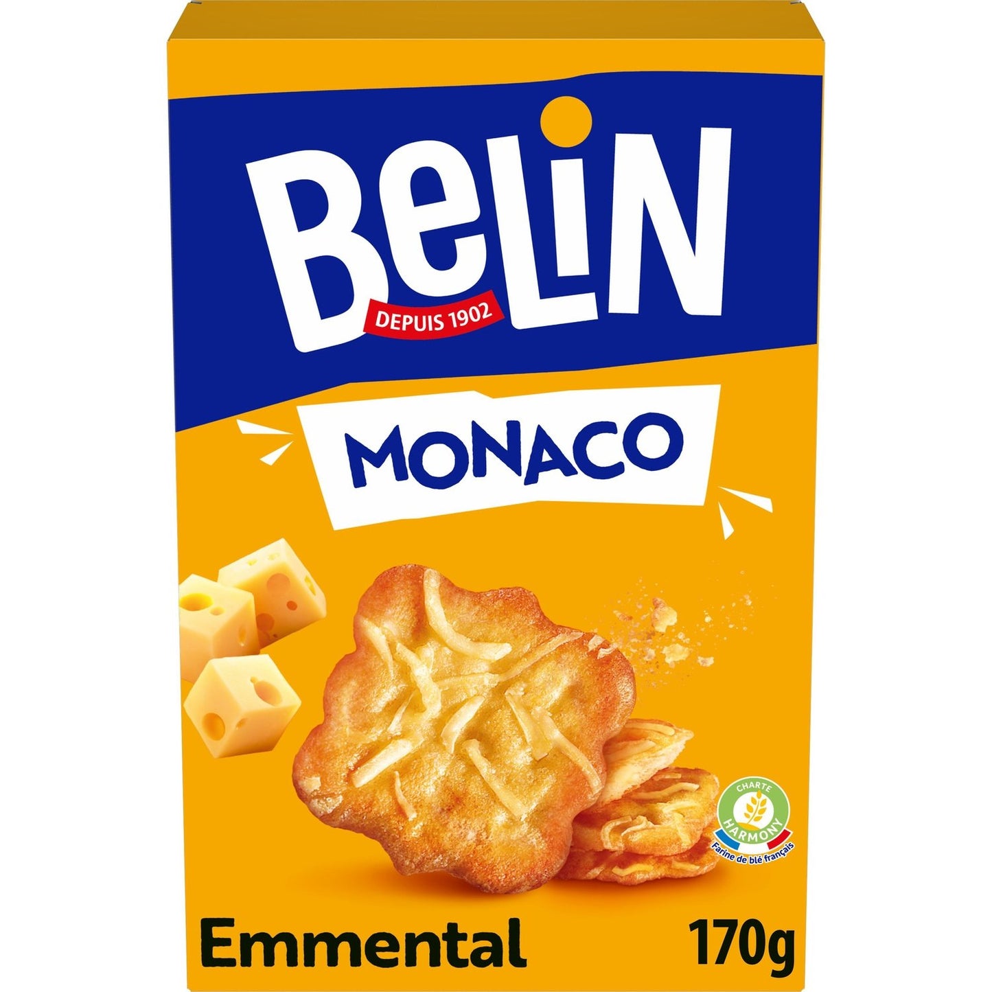 Crackers Emmental Monaco BELIN