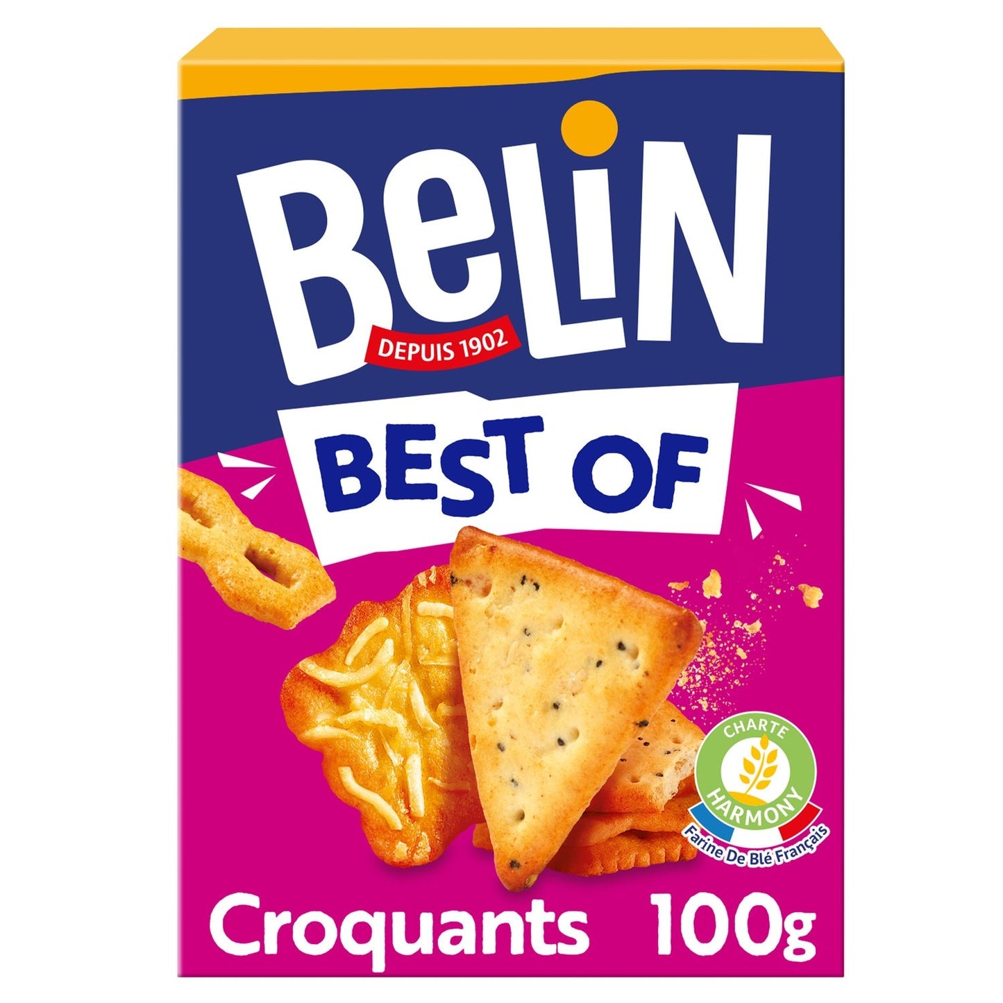 Crackers Croquants BELIN la boite de 100g