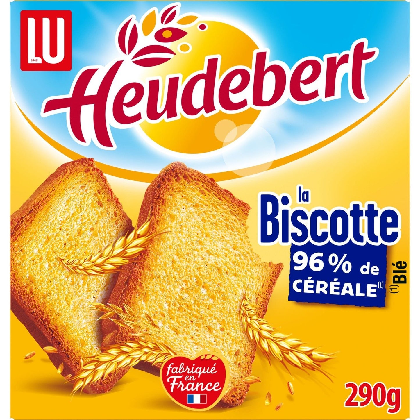 Heudebert LU 96% Getreide-Zwieback