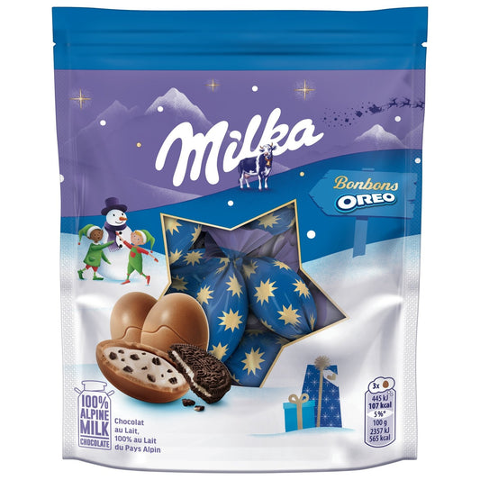 Milchschokolade und Oreo-Bonbons MILKA