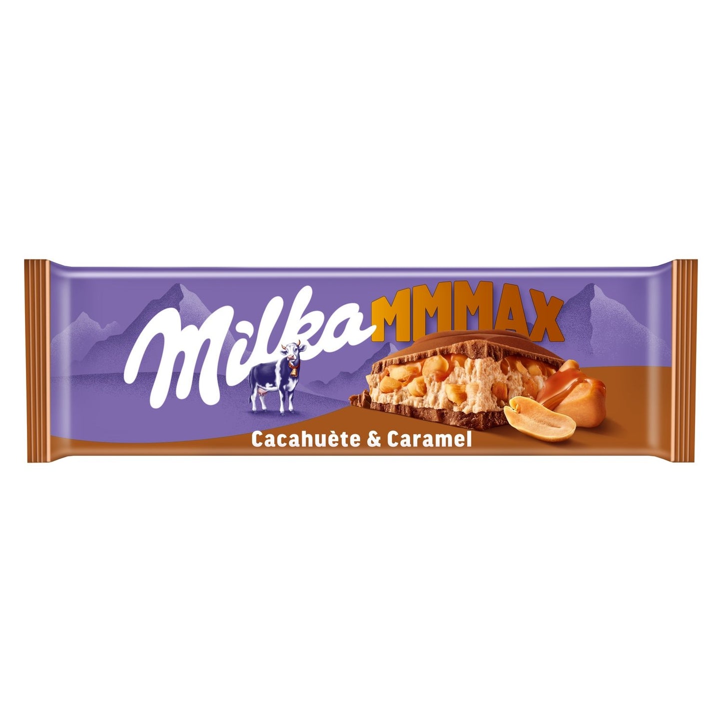 Tablette de Chocolat Lait Cacahuètes et Caramel MILKA La tablette de 276 g