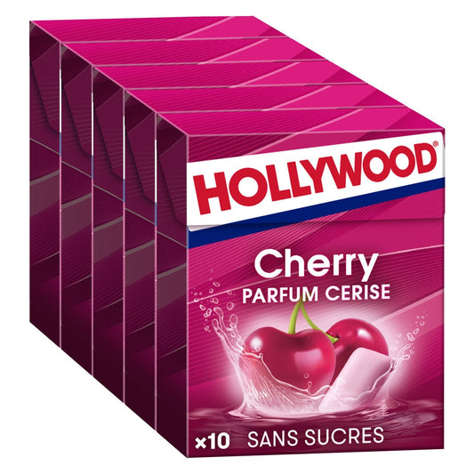 HOLLYWOOD Zuckerfreier Kirschkaugummi