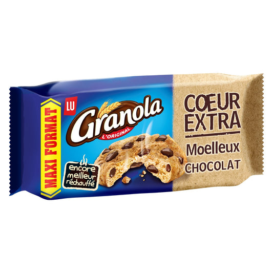 Extra weiche Schokoladen-Granola-Herzkekse LU