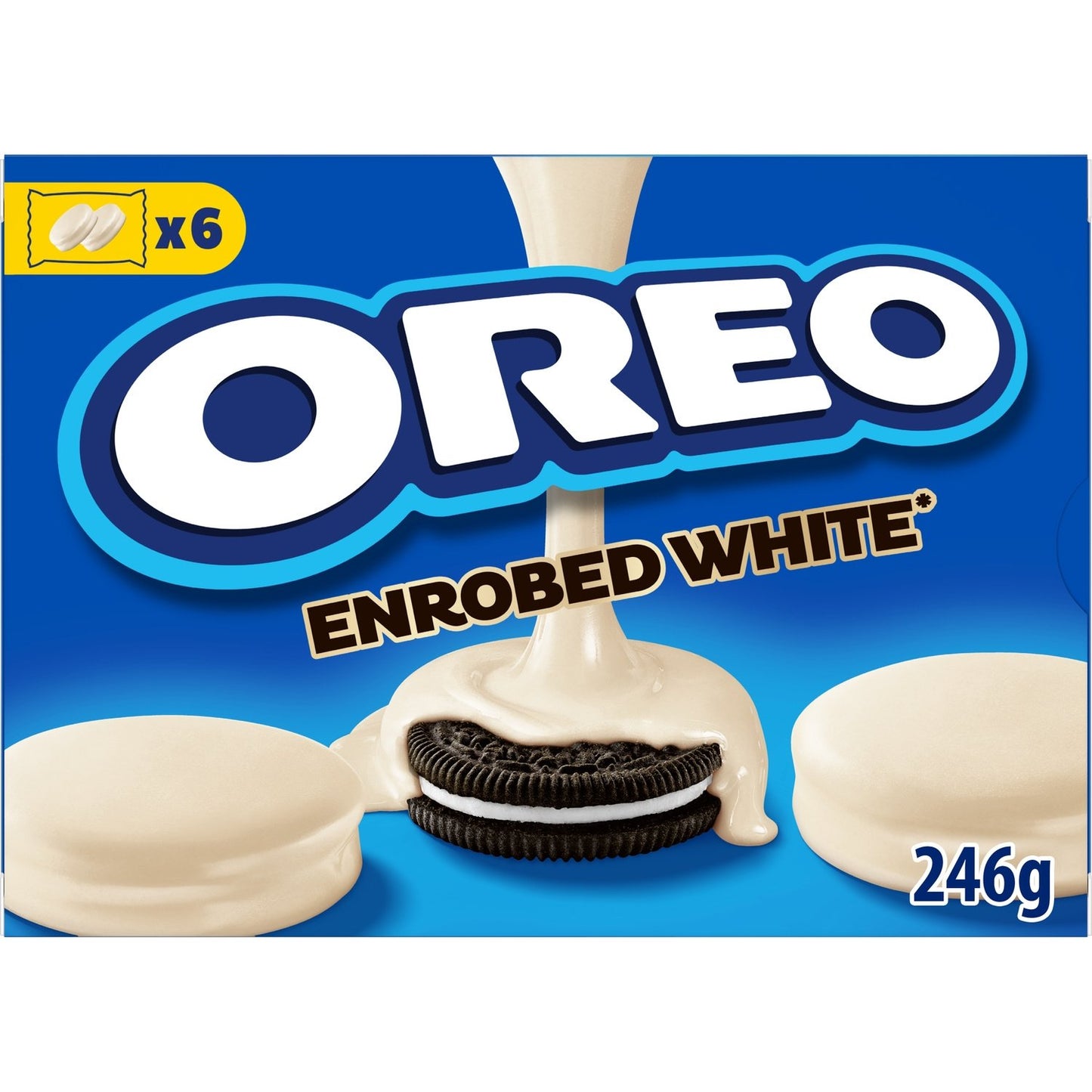 Biscuits Fourrés à la Vanille Enrobés au Chocolat Blanc Enrobed OREO