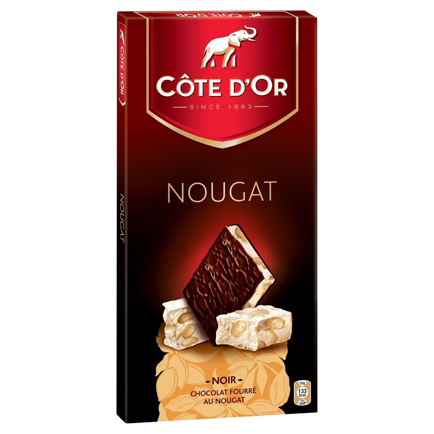 Tablette de Chocolat Noir Nougat COTE D'OR