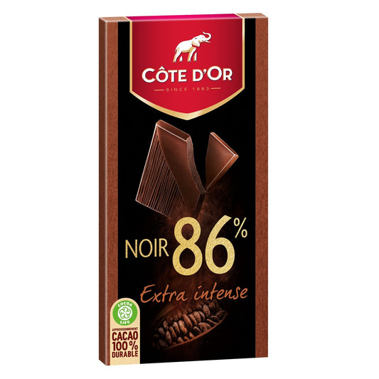 Tablette de Chocolat Noir Extra Intense 86% COTE D'OR