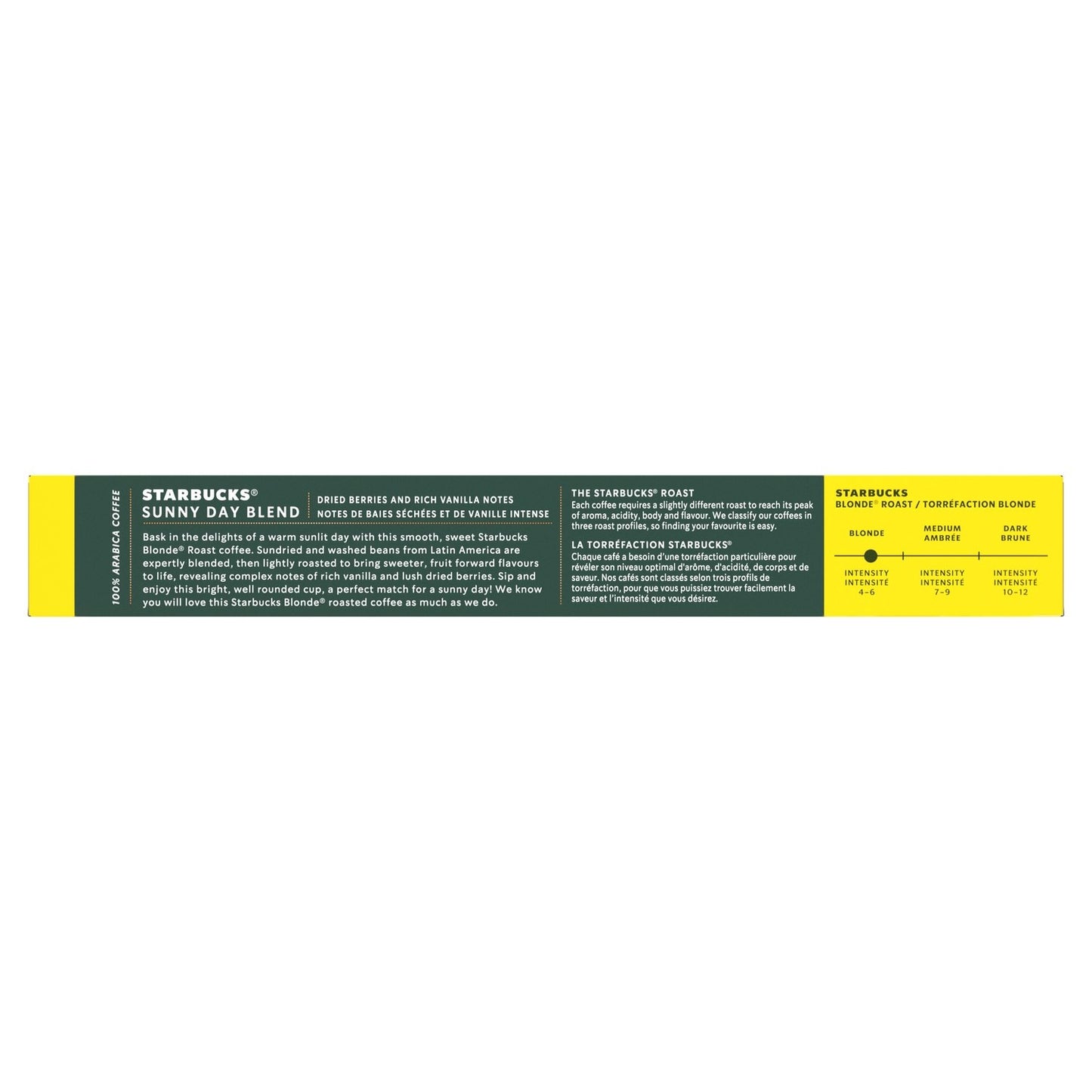 Café Capsules Compatible Nespresso Sunday Day Blend Intensité 5 By Nespresso STARBUCKS