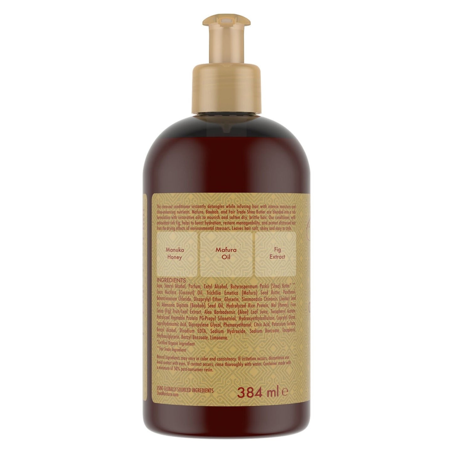 Après-Shampoing Hydratant Cheveux Secs à Très Secs Miel de Manuka et Huile de Mafura Karité SHEA MOISTURE