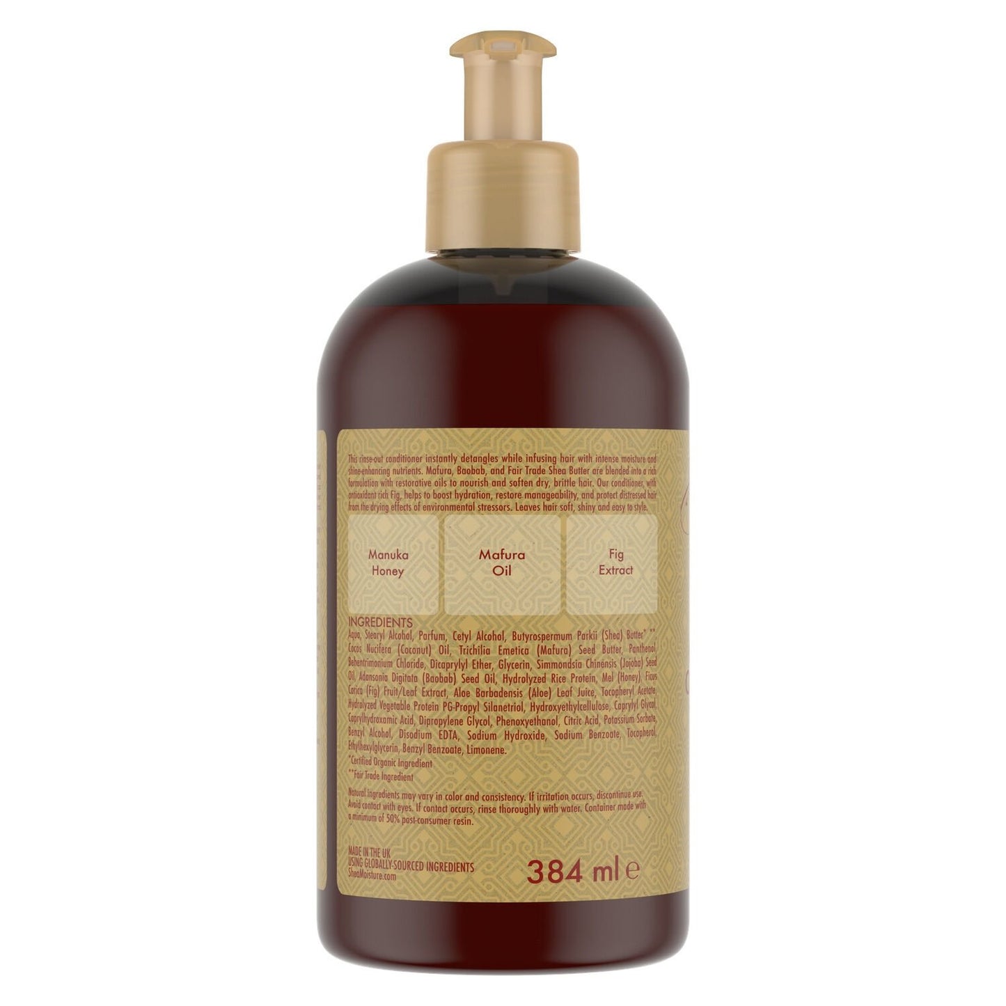 Après-Shampoing Hydratant Cheveux Secs à Très Secs Miel de Manuka et Huile de Mafura Karité SHEA MOISTURE