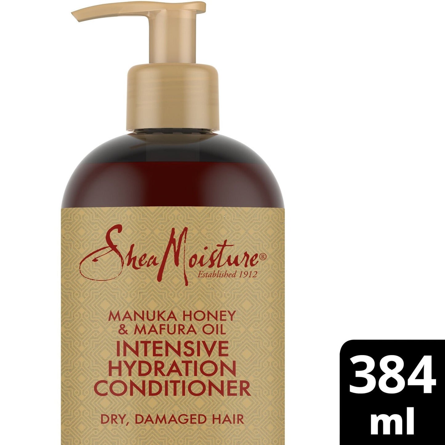 Après-Shampoing Hydratant Cheveux Secs à Très Secs Miel de Manuka et Huile de Mafura Karité SHEA MOISTURE la bouteille de 384mL