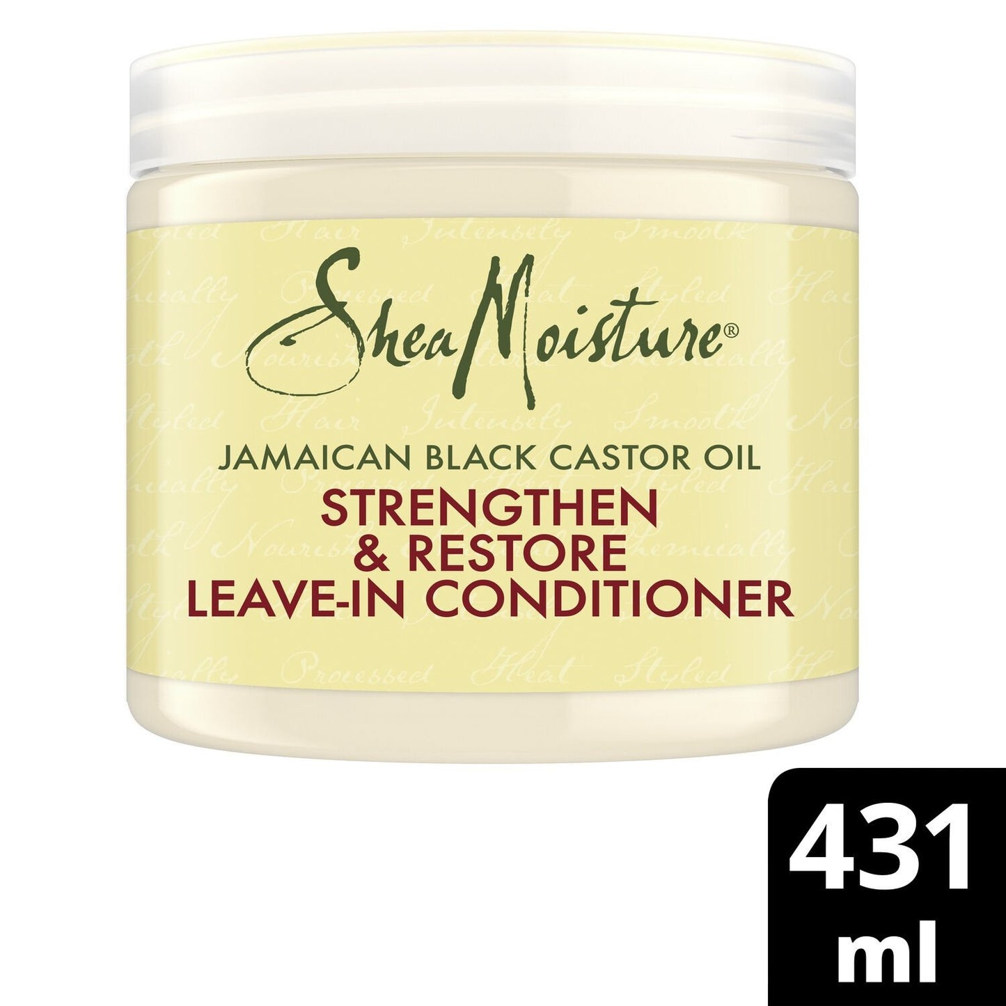 Soin Cheveux Démêlant Restructurant Huile de Ricin Noir de Jamaïque SHEA MOISTURE le pot de 431mL