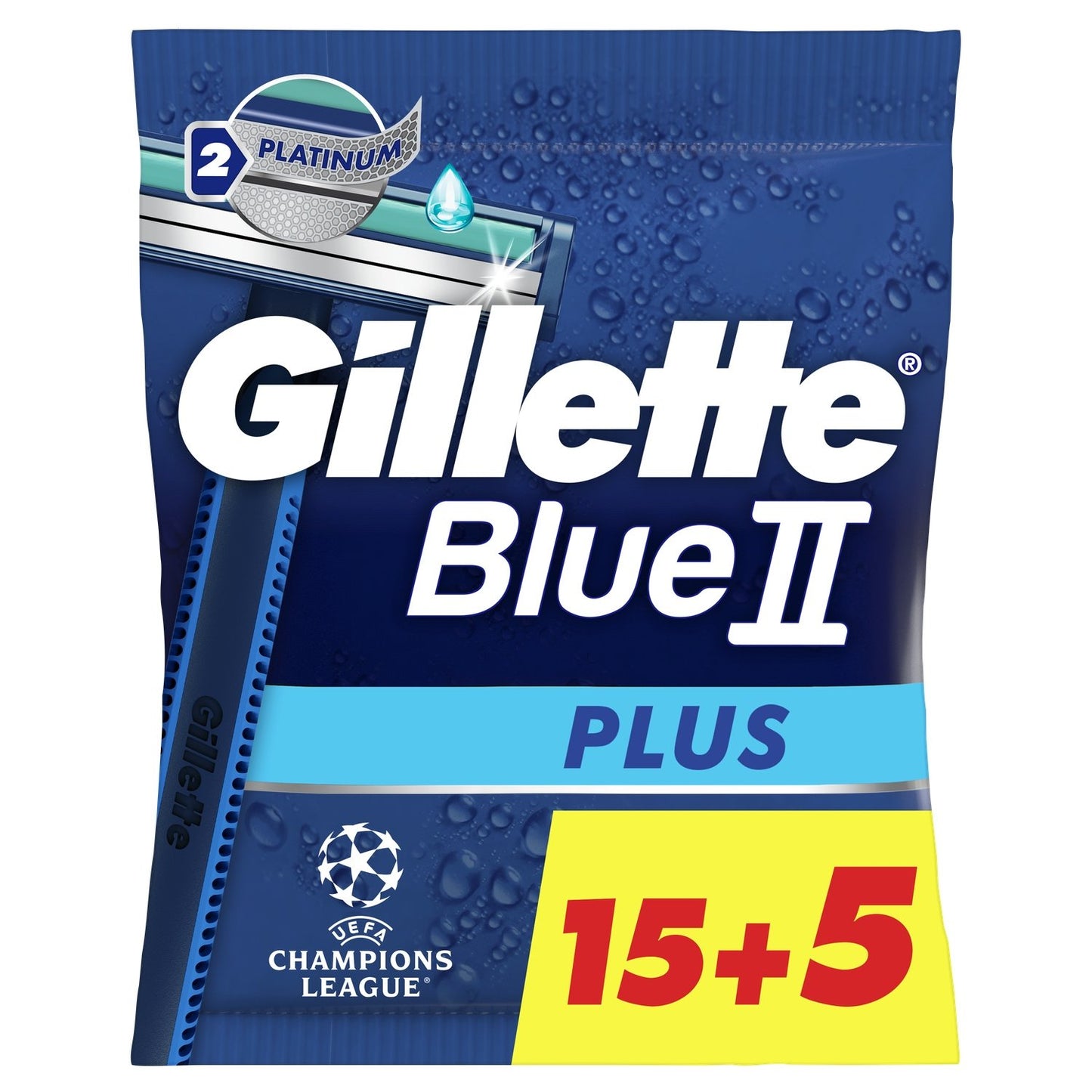 Gillette Blue II Plus Einwegrasierer für Herren