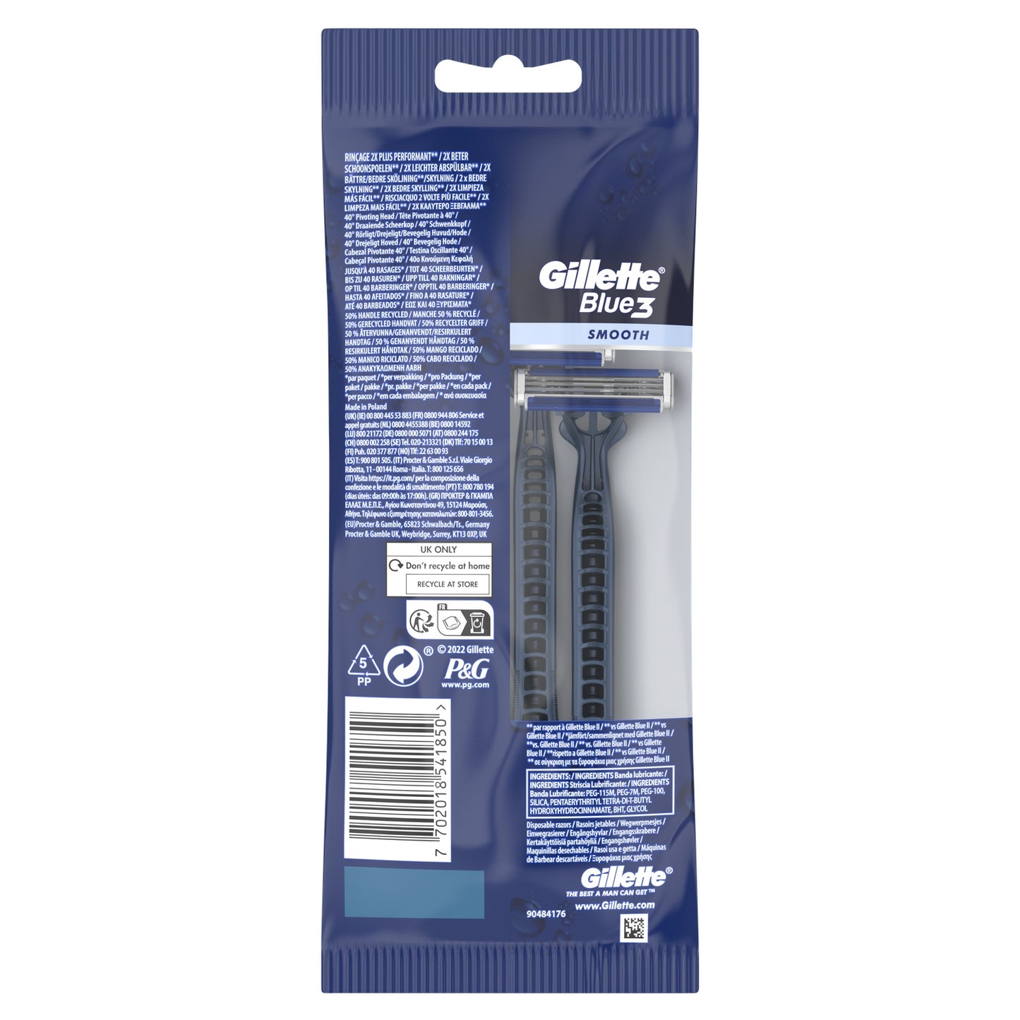 Gillette Blue 3 Smooth Einwegrasierer