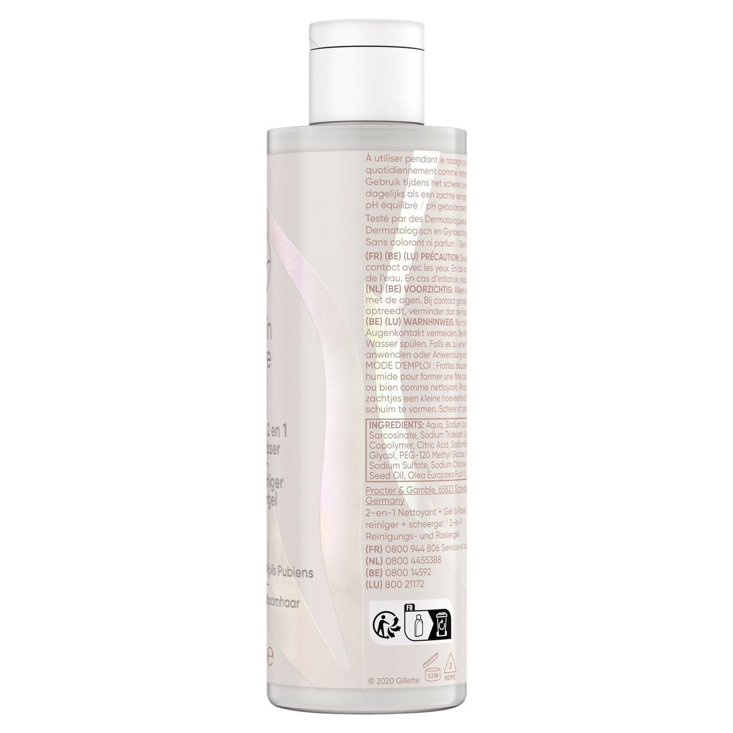 GILLETTE Satin Care Intimate 2-in-1 Gel für Frauen