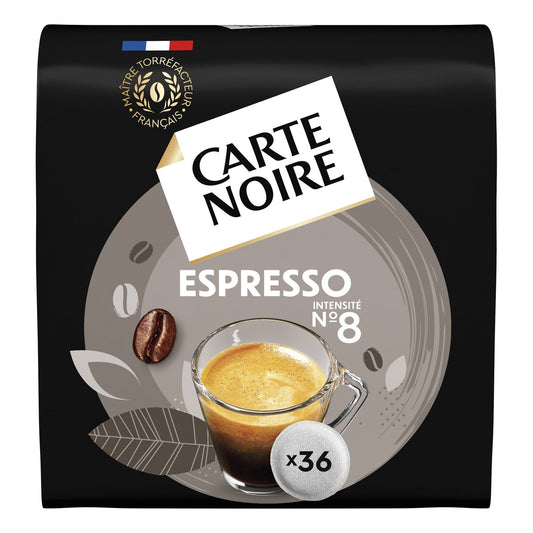 Senseo Espresso N°8 kompatible Kaffeepads SCHWARZE KARTE