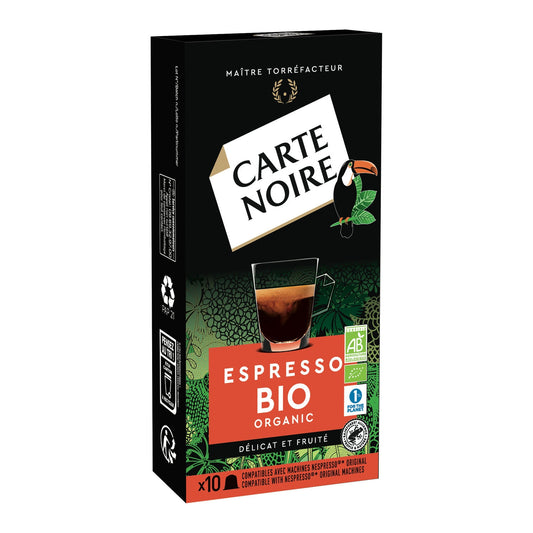 Kaffeekapseln kompatibel mit Nespresso Expresso Nr. 6 Bio CARTE NOIRE