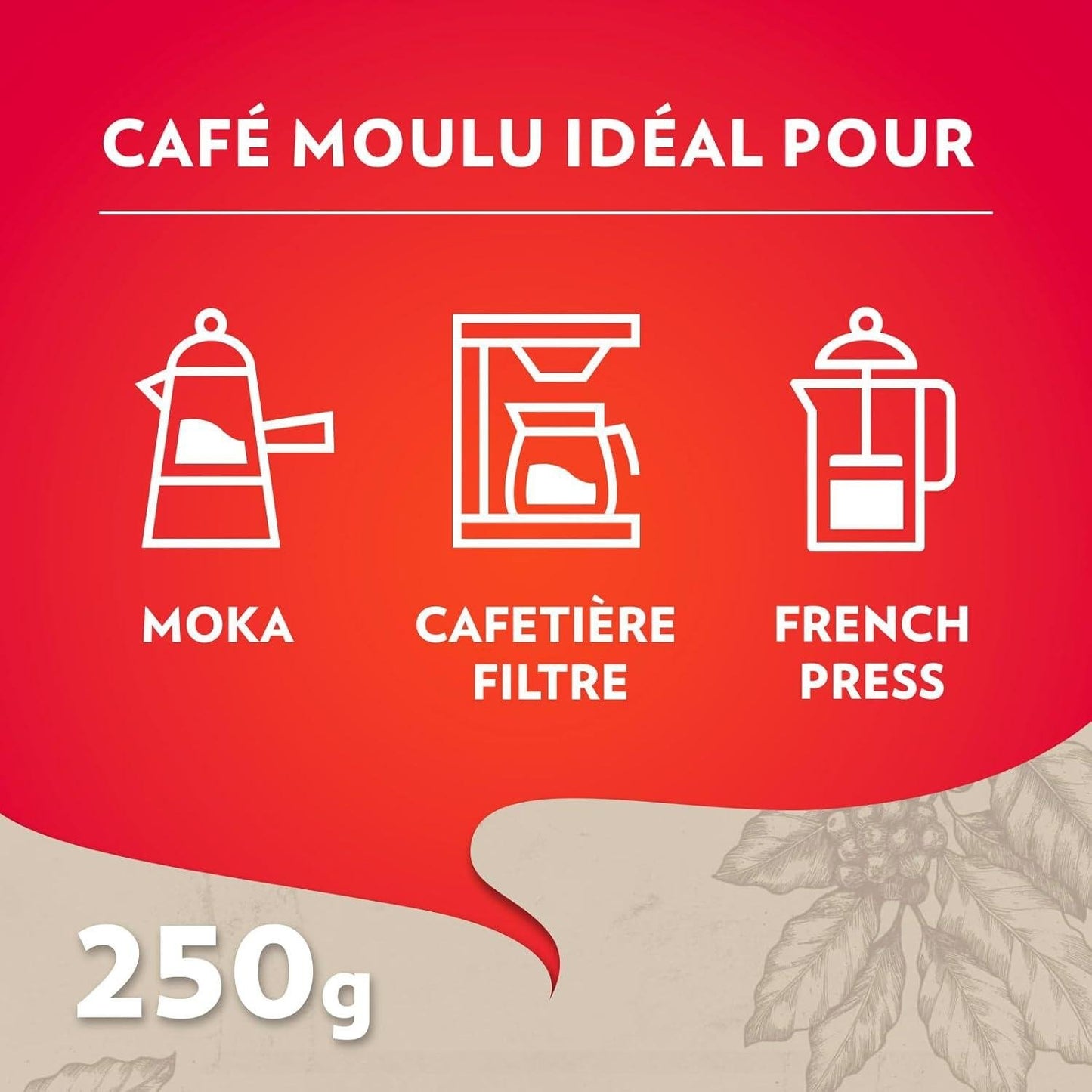 LAVAZZA Gemahlener Kaffee Intensität 10