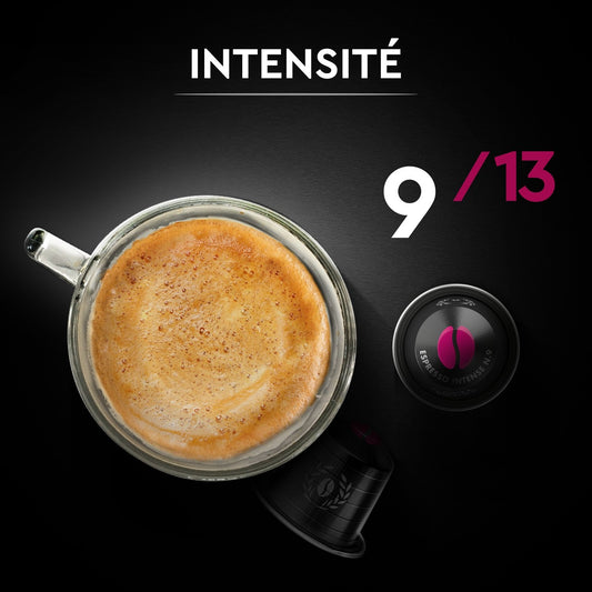 Nespresso Espresso Intense 9 kompatible Kapseln Schwarze Karte