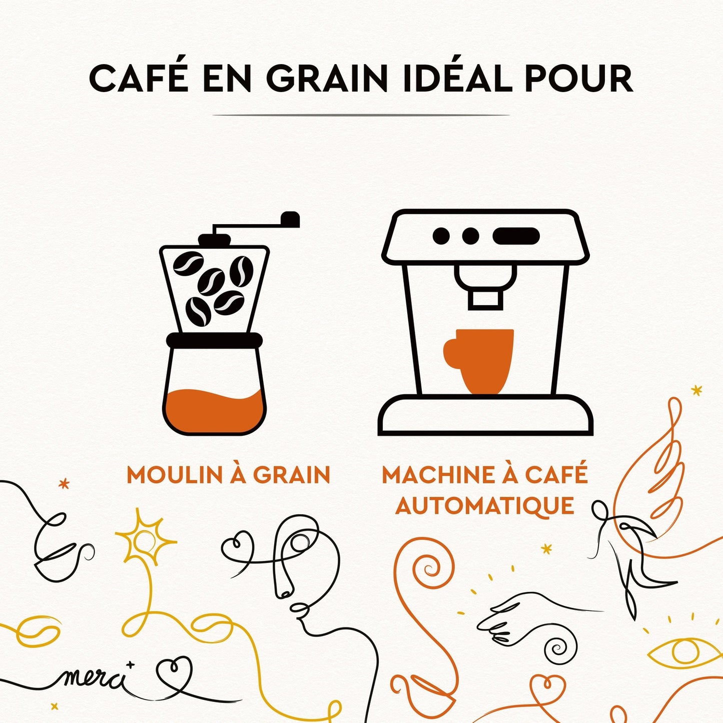 Café en Grains Pur Arabica CARTE NOIRE