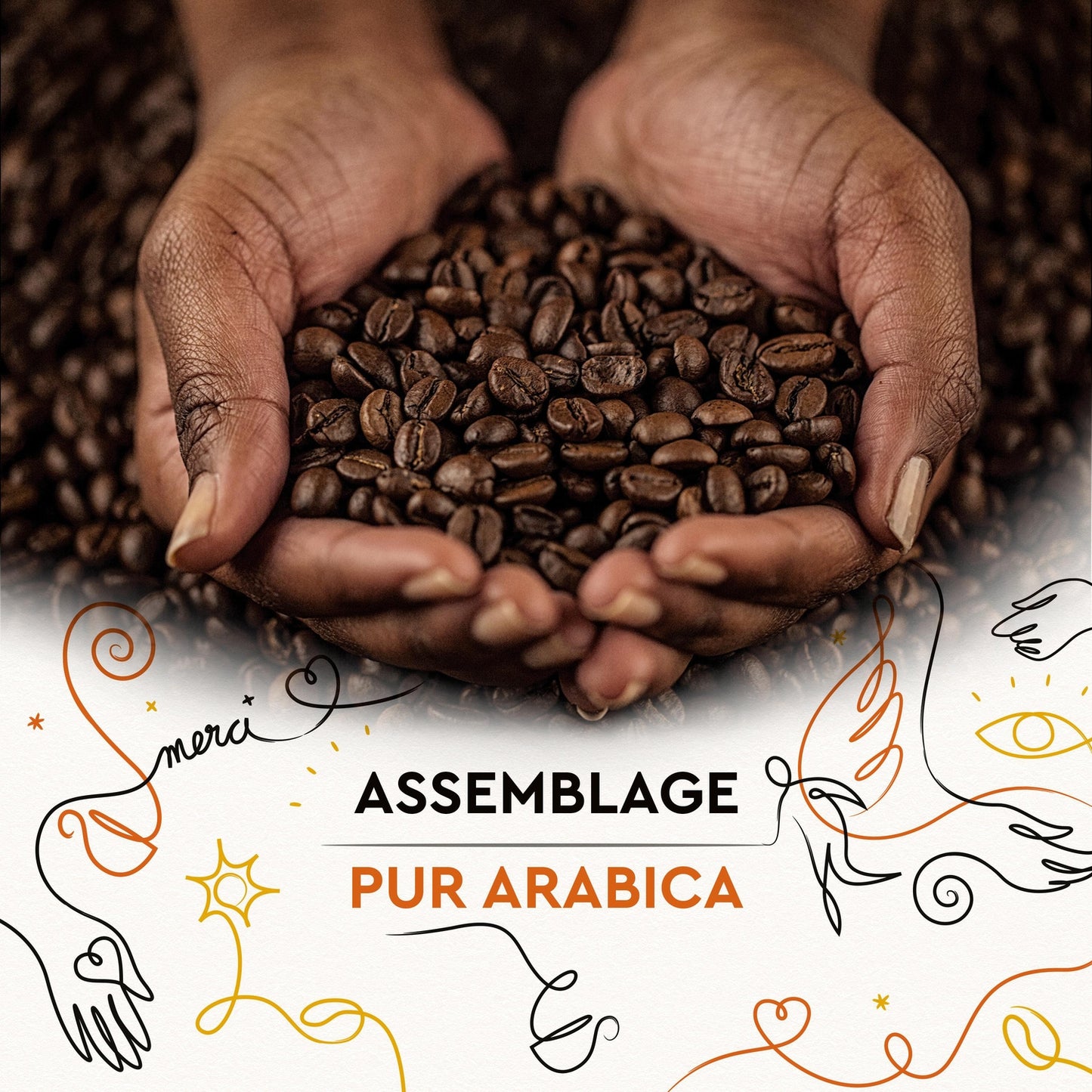 Café en Grains Pur Arabica CARTE NOIRE