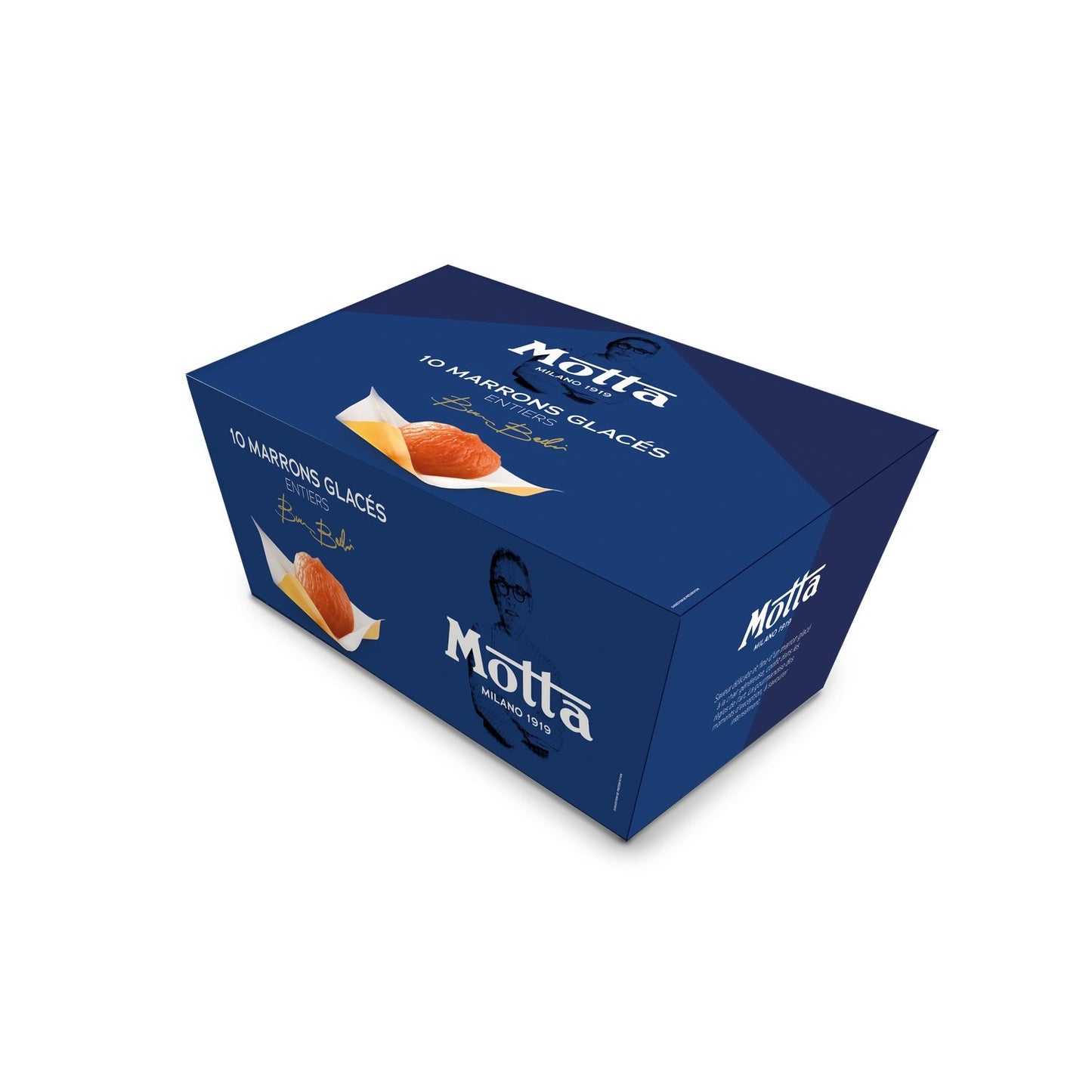 Marrons Glacés Entiers MOTTA - Gamme de Noël 2025 la boite de 170g