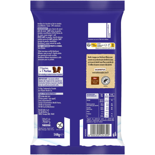 Milchschokolade Mini Weihnachtsfiguren CRUNCH