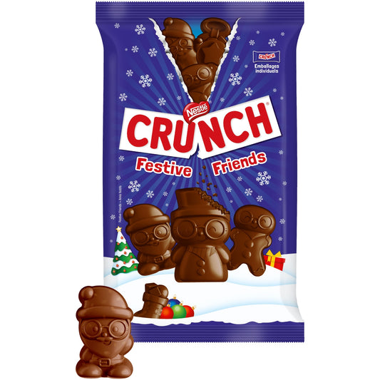 Milchschokolade Mini Weihnachtsfiguren CRUNCH