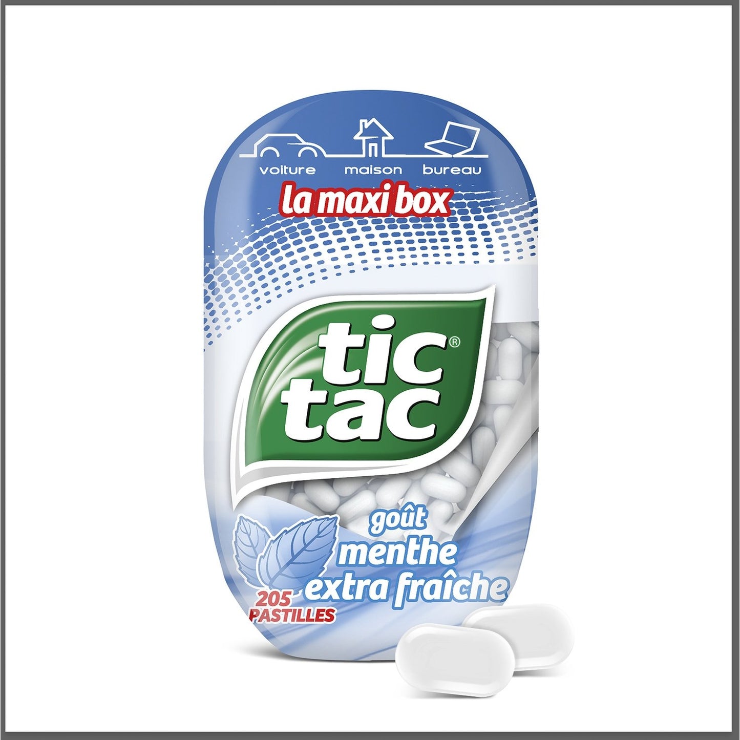 Bonbons Menthe Extra Fraîche TIC TAC 205 pastilles - 99,8g