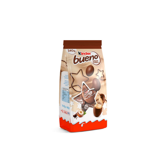 KINDER BUENO EGGS Milk Chocolate Wafer Eggs Filled with Milk and Hazelnuts