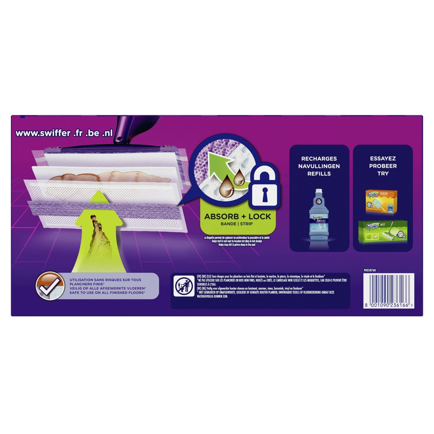 SWIFFER Wetjet Spray Cleaning Wipes Refill