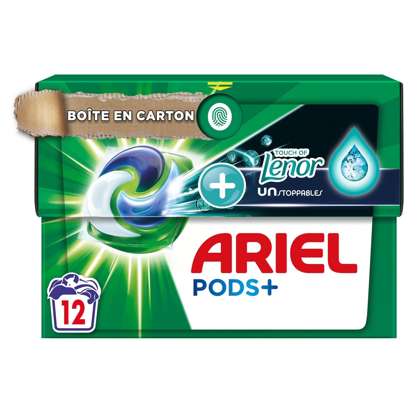 Lessive Capsule Touche de Unstoppables Tout-En-1 ARIEL