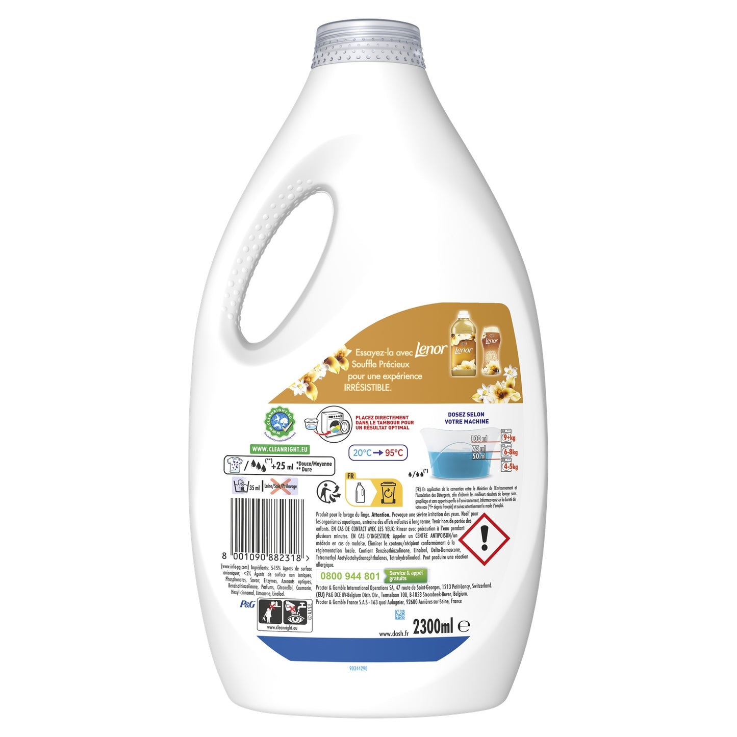 DASH 2 in 1 Precious Breath Liquid Laundry Detergent