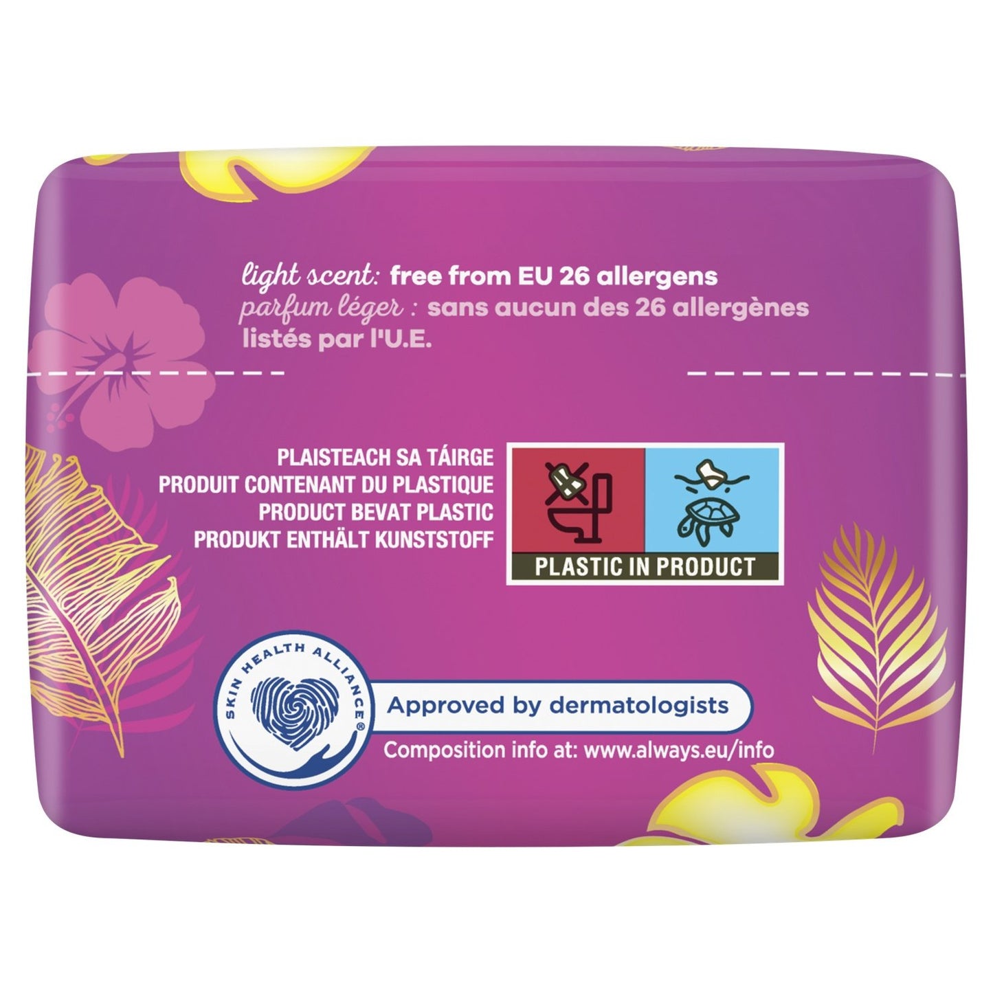 Always Platinum Damenbinden mit Flügeln Größe 1
