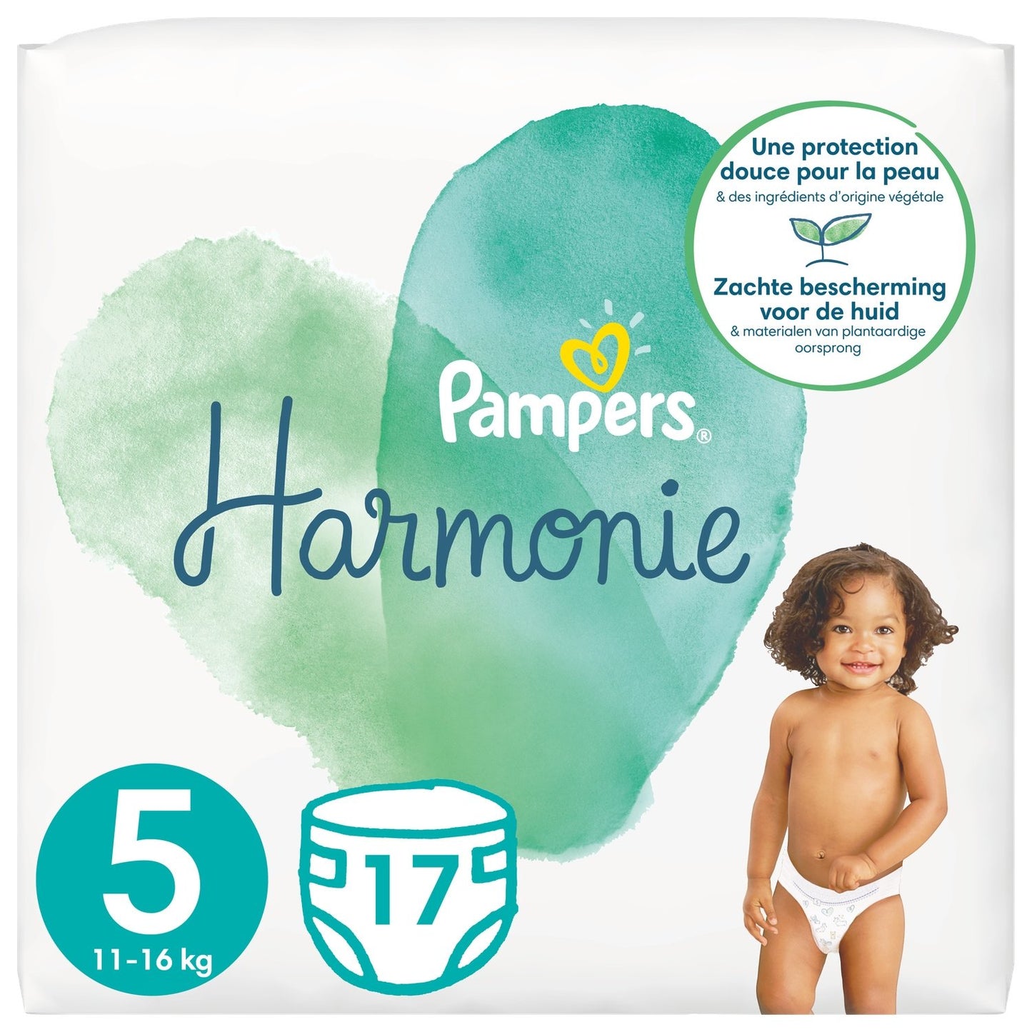 Couches Bébé Taille 5 11kg+ Harmonie PAMPERS
