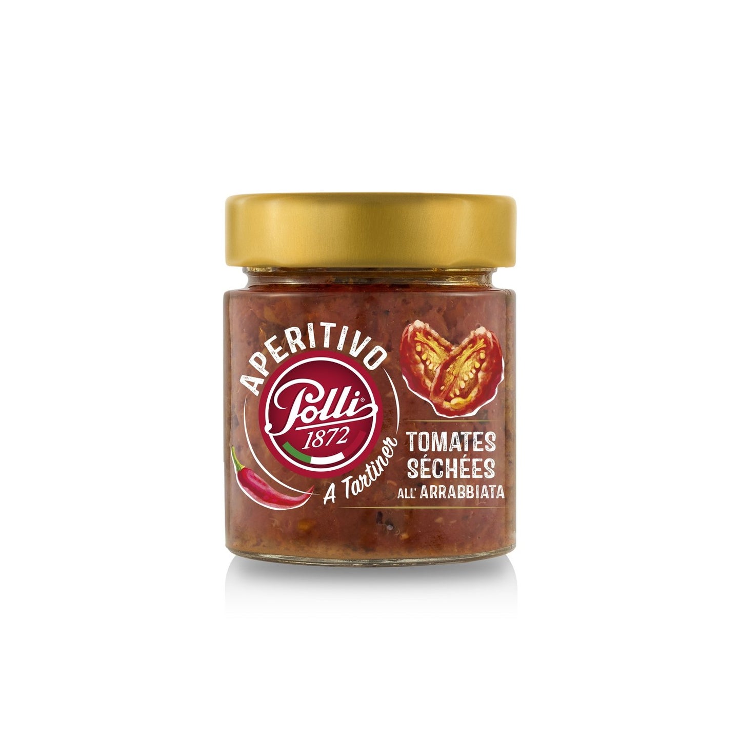 Tartinable Tomates Séchées All'arabbiata POLLI le pot de 140g