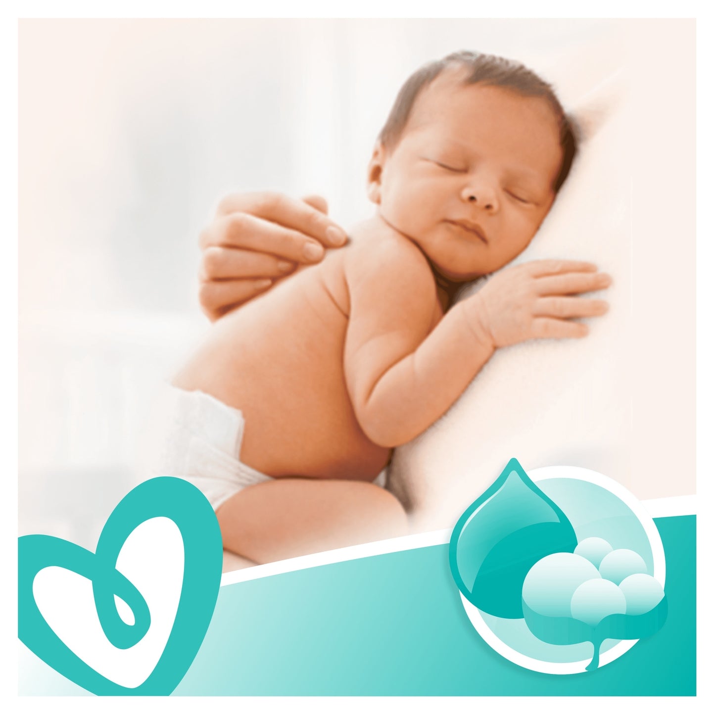 Lingettes Bébé Peaux Sensibles PAMPERS